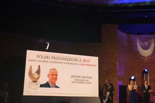 Prezes Zenon Michaś LIDEREM PRZEMYSŁU 2015