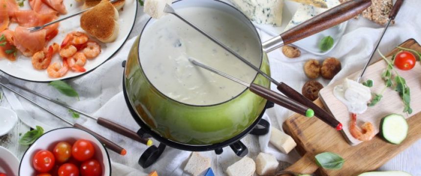 Lazurowe fondue